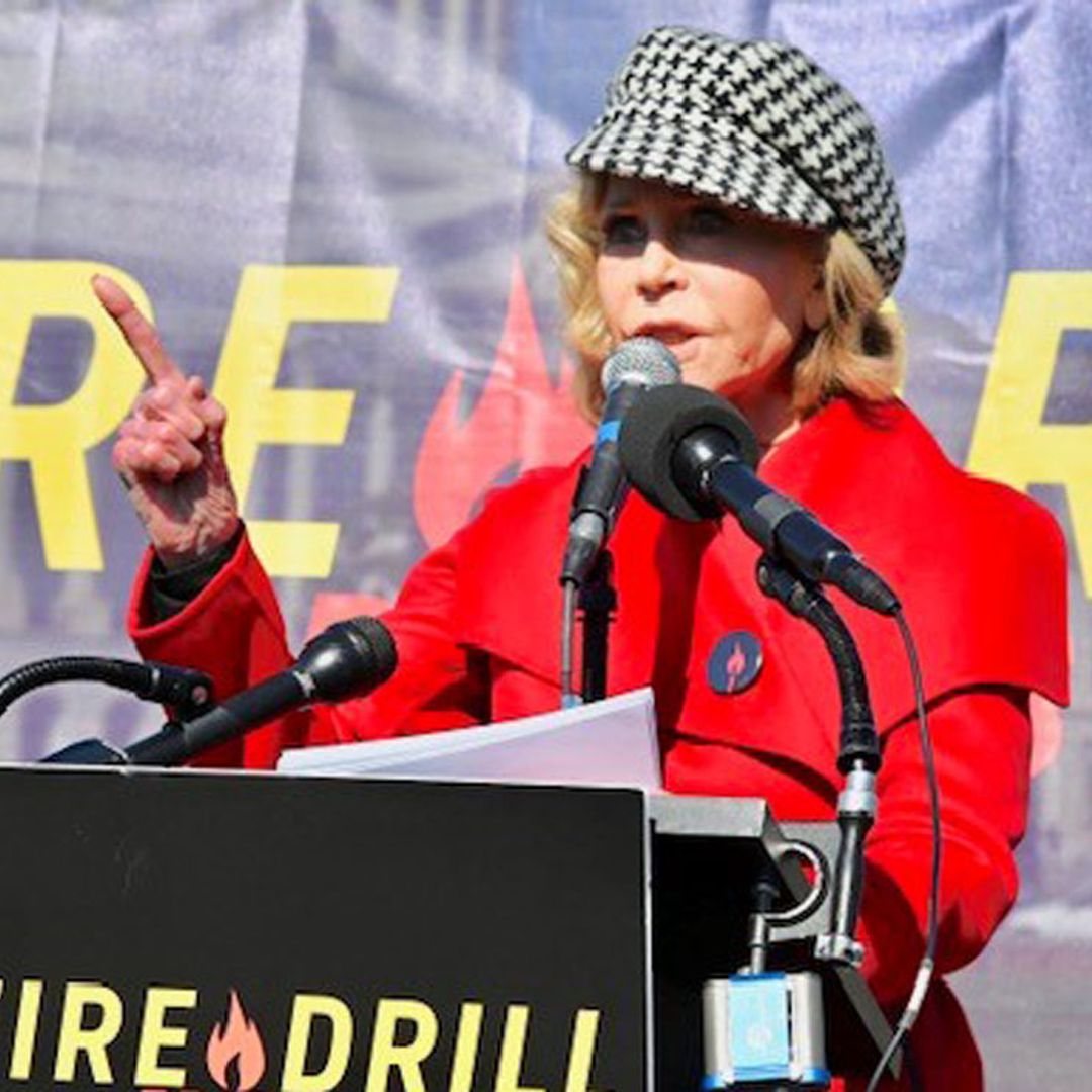 Así ha sido el arresto de Jane Fonda por manifestarse para pedir medidas contra el cambio climático