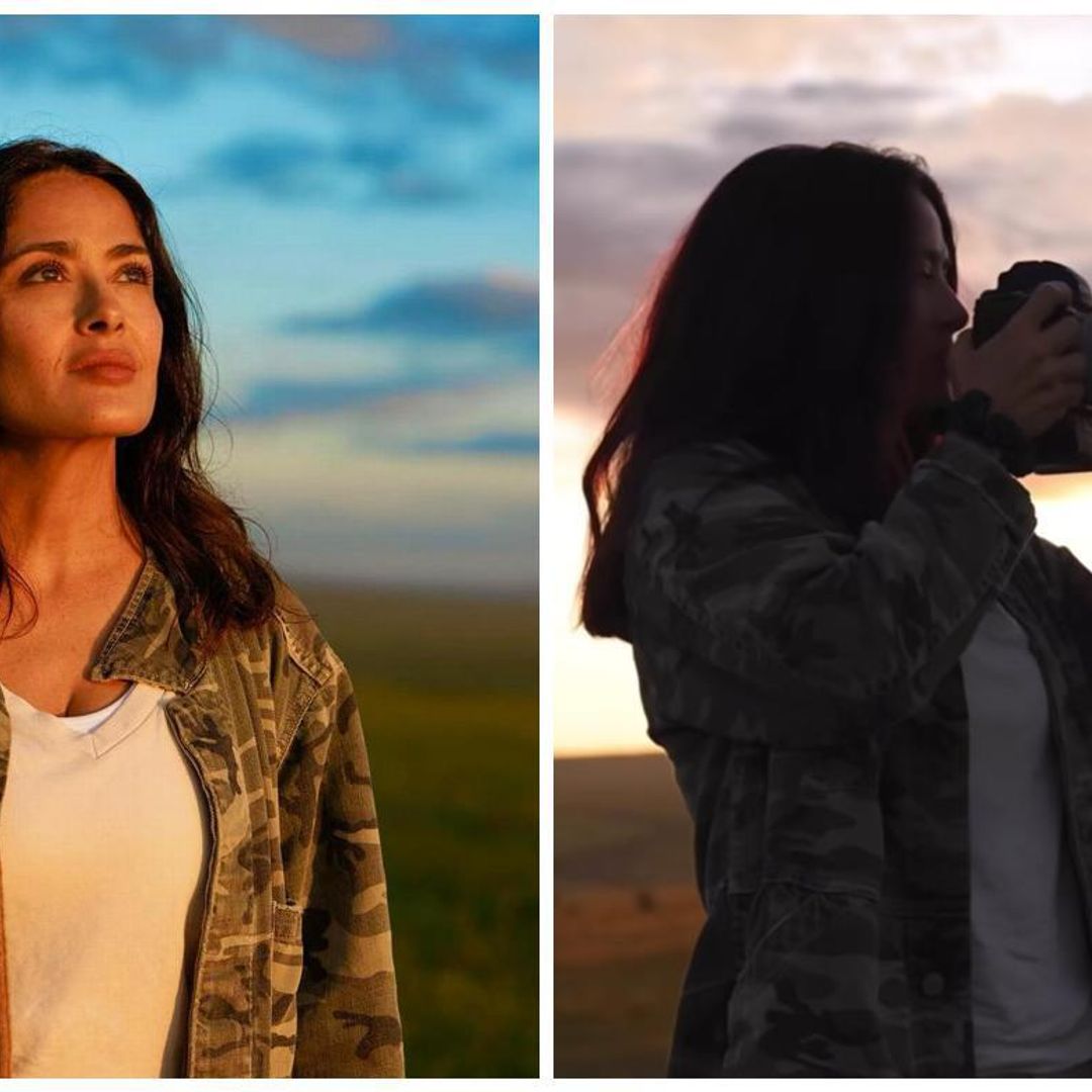 Salma Hayek presume su faceta de fotógrafa en un safari por África