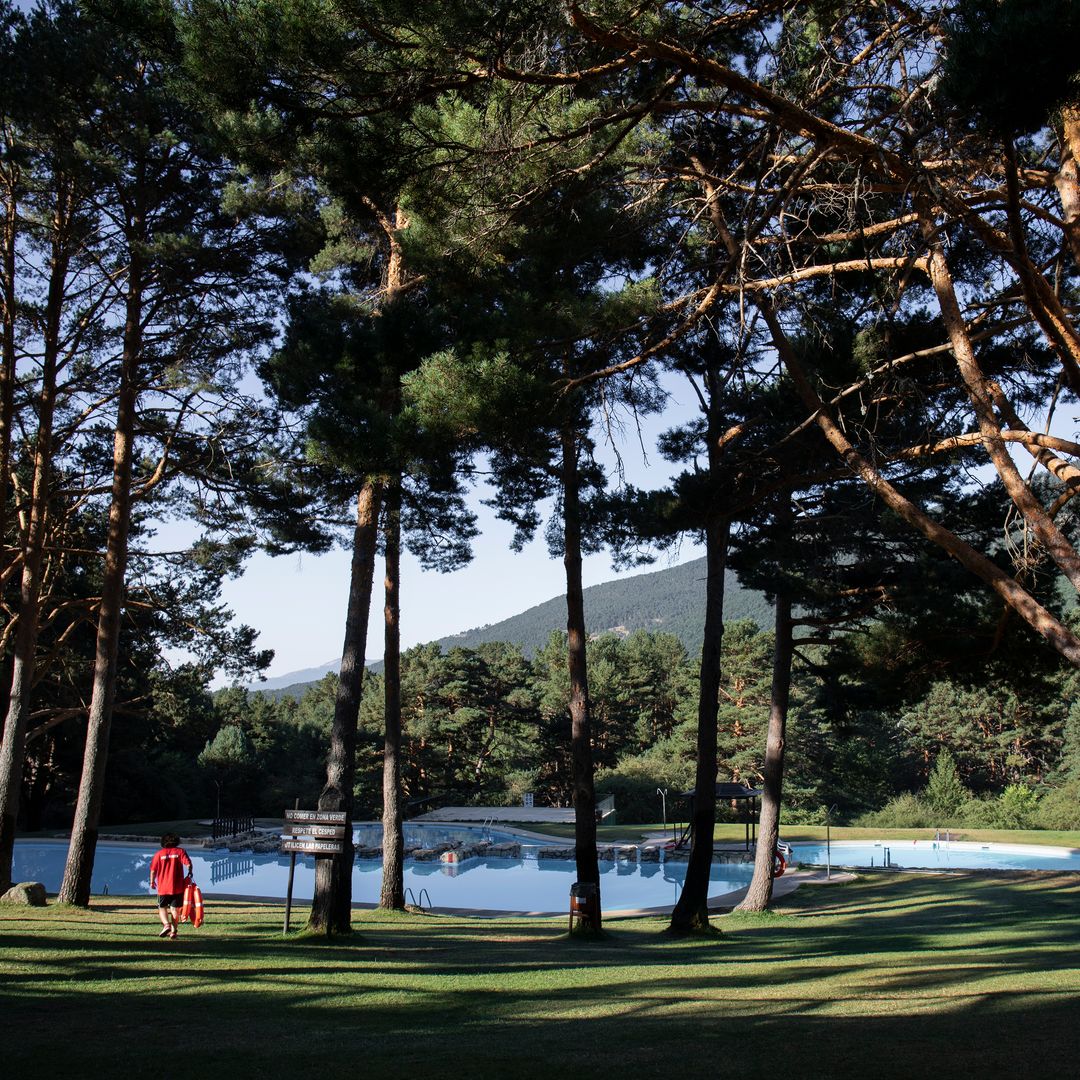 Piscina natural de Las Cerceas, en Cercedilla, Madrid