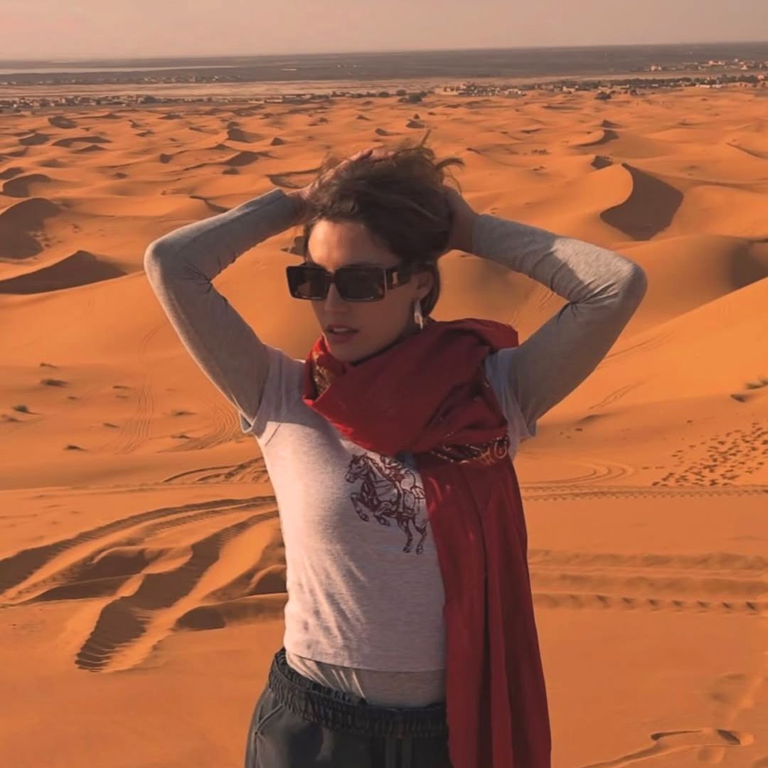 Ana Garcés y su reencuentro con el desierto de Marruecos: dunas, emoción y un recuerdo imborrable