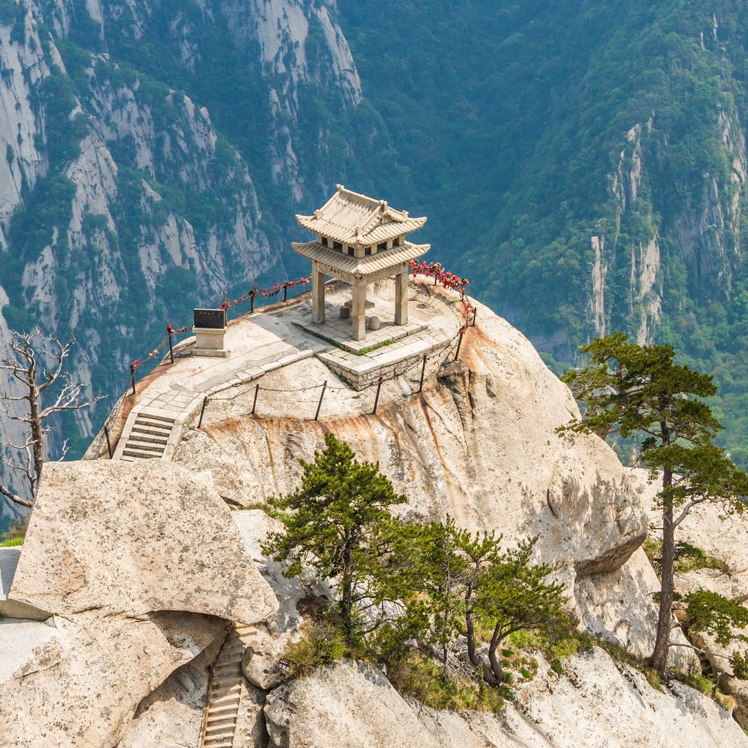 China, provincia de Shaanxi, montaña Huashan