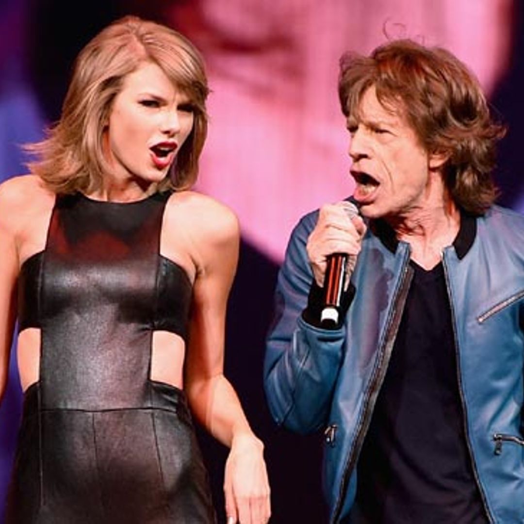 Electrizante y arrolladora, Taylor Swift se sube al escenario con el legendario Mick Jagger