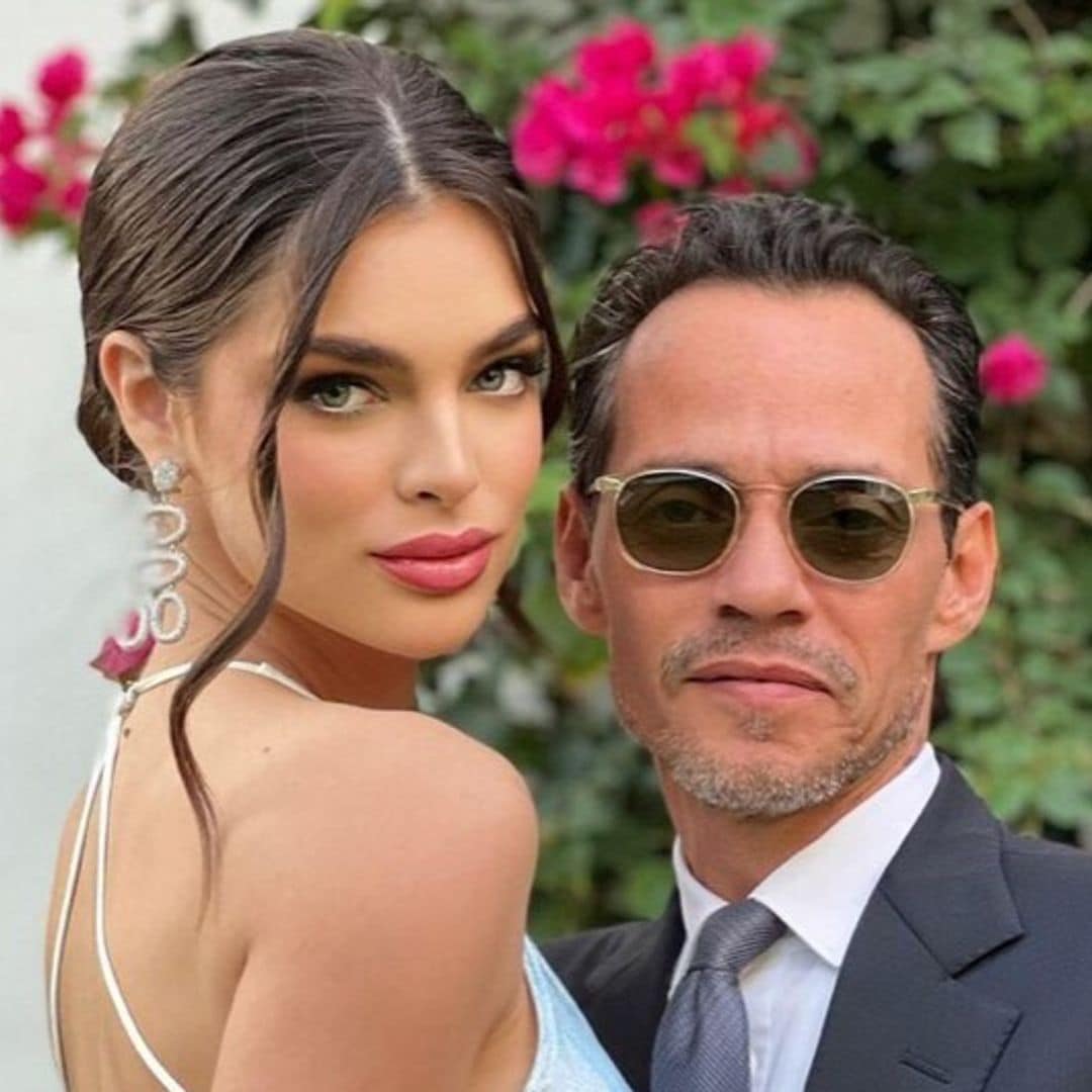 Marc Anthony y Nadia Ferreira regresan al lugar de su boda en un desfile muy especial