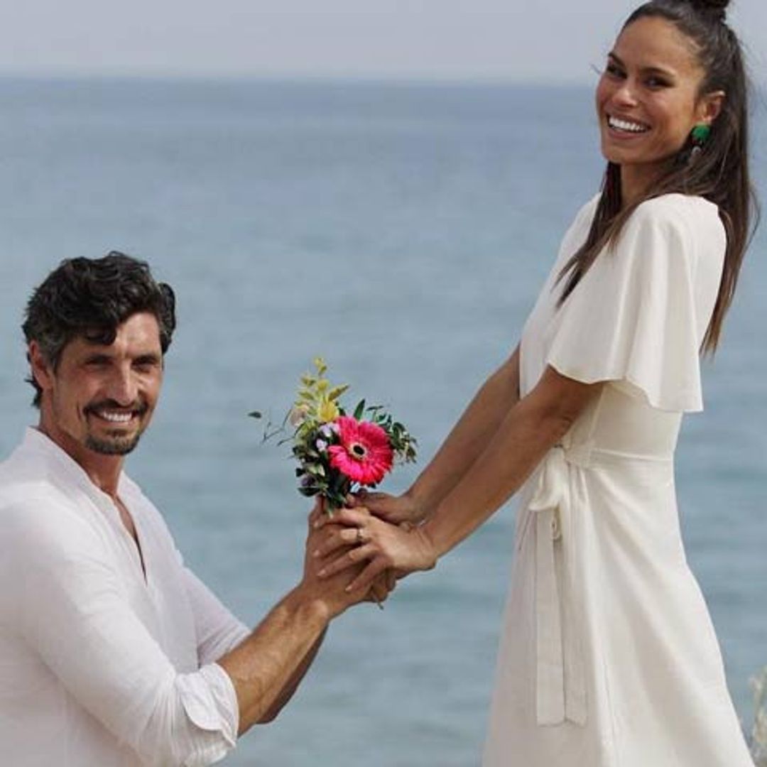 Mireia Canalda y Felipe López se dan el 'sí, quiero' rodeados de su familia