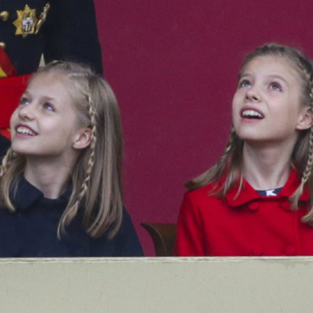 El desfile desde los ojos de la princesa Leonor y la infanta Sofía