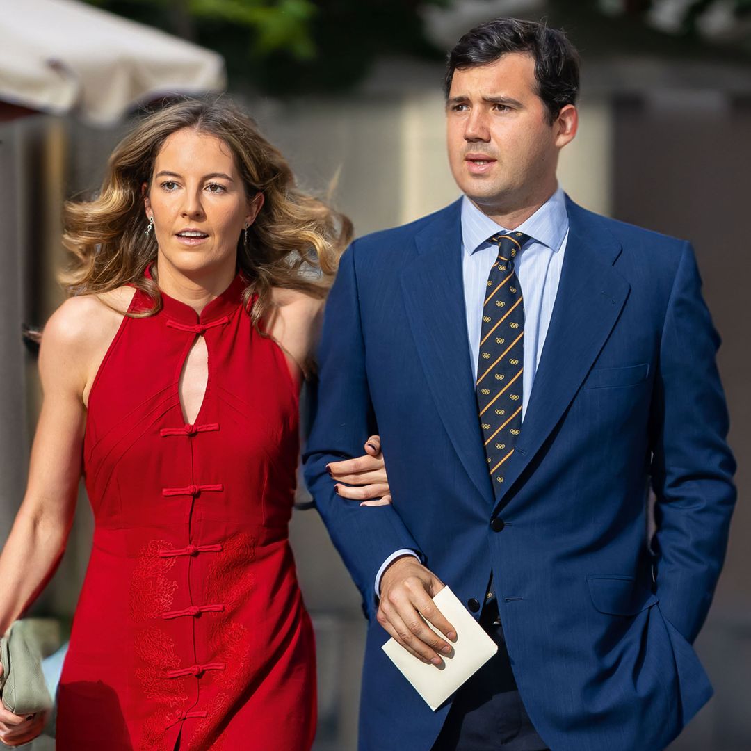 Con su marido, Enrique Moreno de la Cova