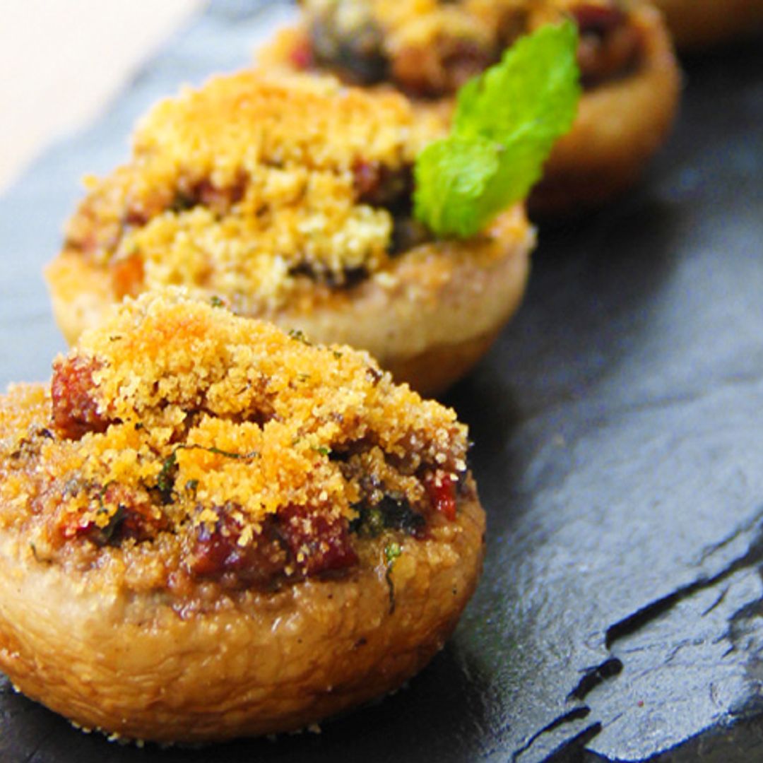 Champiñones rellenos