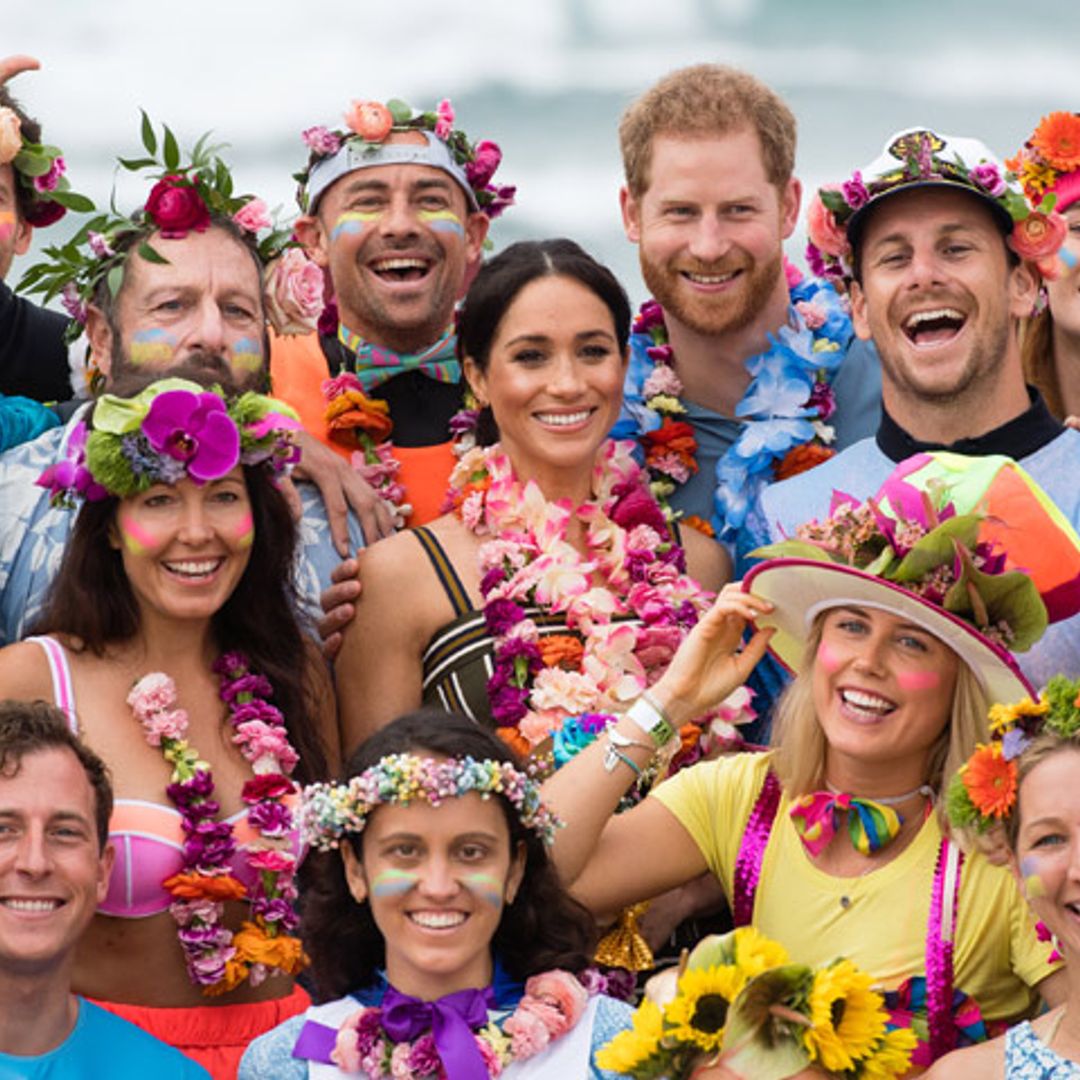 Los Duques de Sussex se saltan el protocolo y protagonizan una insólita imagen