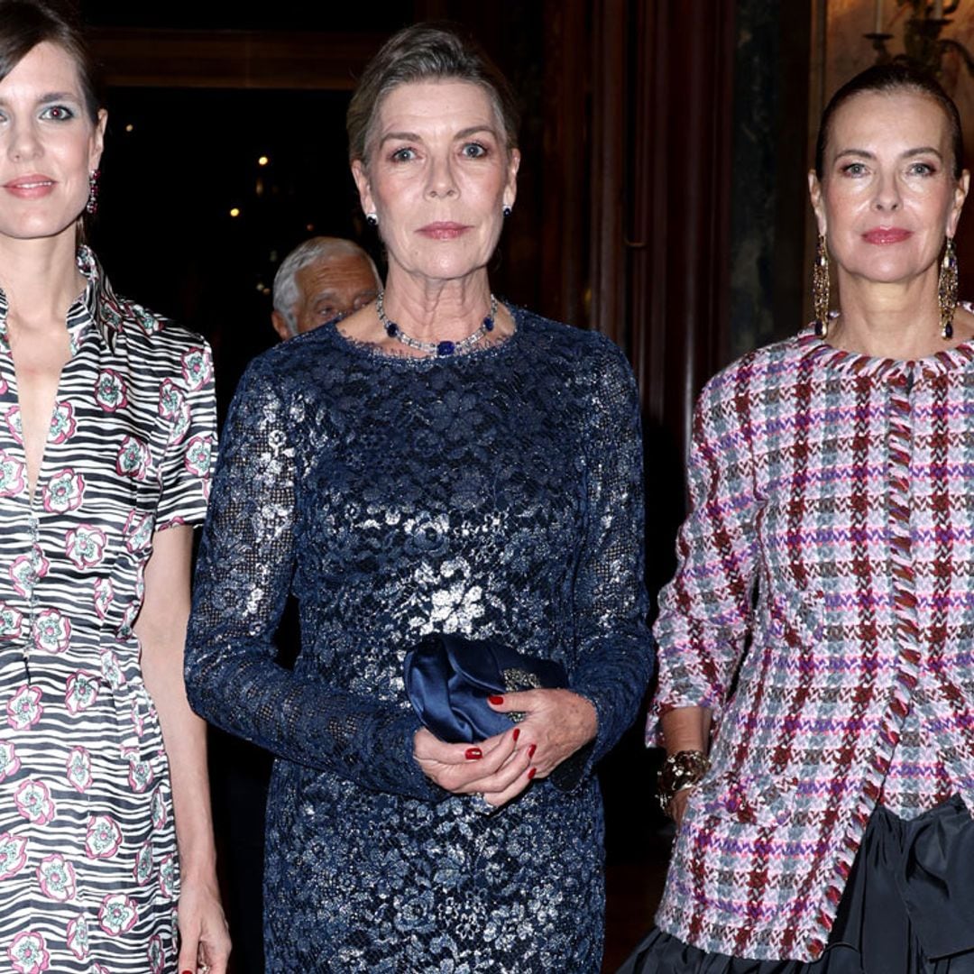 Carlota Casiraghi, su madre y su suegra: tres iconos de moda brillan con impresionantes vestidos en Montecarlo