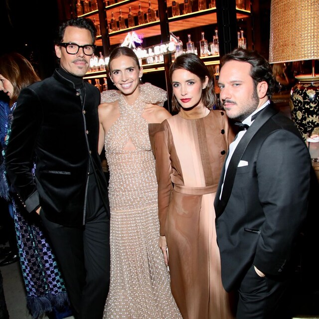 Juan Avellaneda, Lucía Bárcena, Paula Loves y Fabio Encinar en la fiesta Premios FASHION al Talento 2024