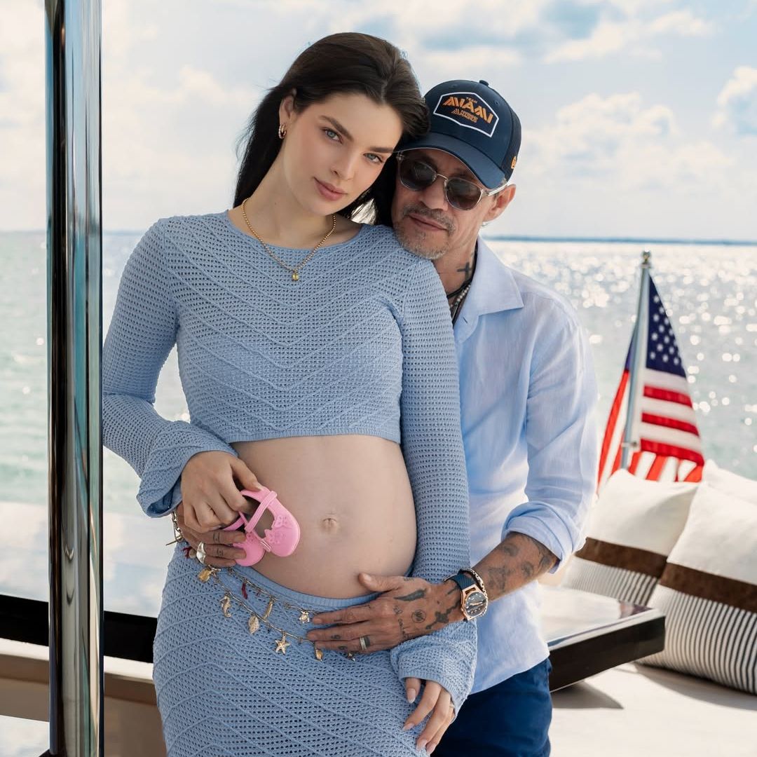 Marc Anthony y Nadia Ferreira presentan a Myla: las emotivas fotos del primer posado de la recién nacida