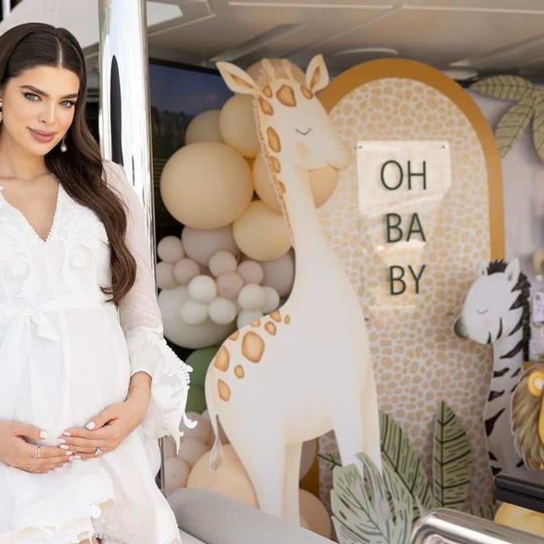 Nadia Ferreira celebra su baby shower rodeada de sus amigos y seres queridos