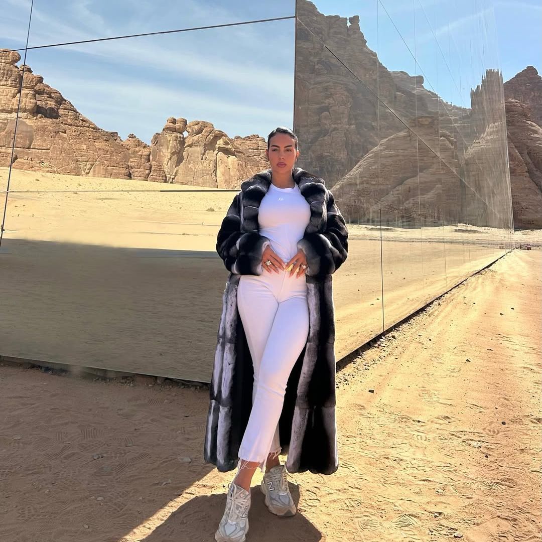 Georgina Rodríguez en Maraya, AlUla, Arabia Saudí