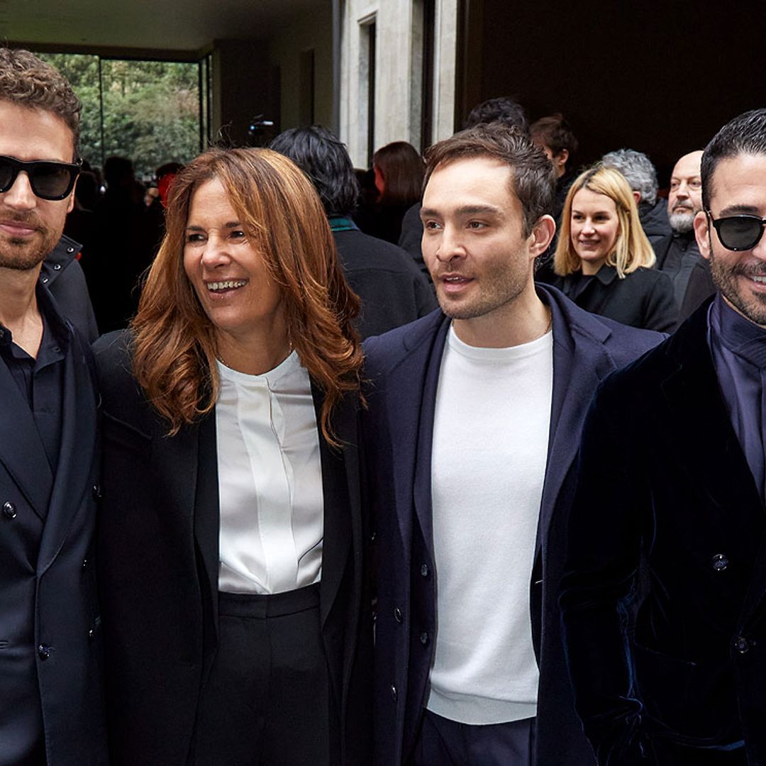 Miguel Ángel Silvestre conquista Milán junto a Theo James ('The White Lotus') y Ed Westwick ('Gossip Girl')