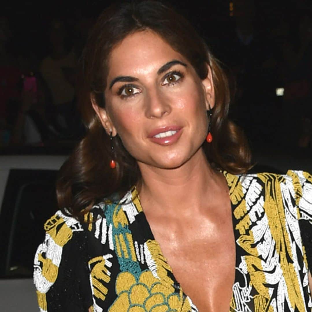El gran acierto de Lourdes Montes: un look con flecos y estampados