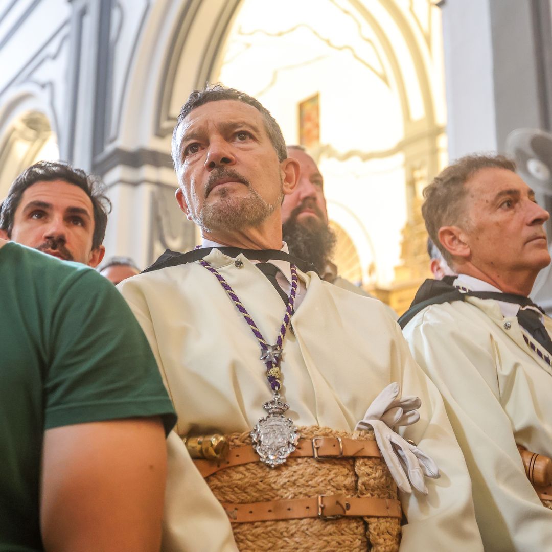 Antonio Banderas se ha vuelto a vestir este año de cofrade