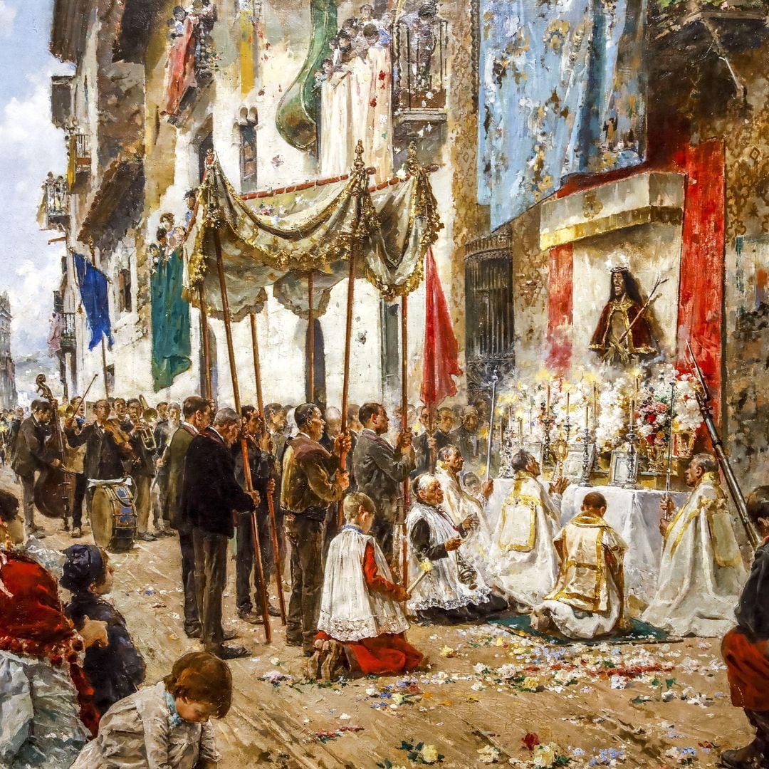Procesión del Corpus en el Museo Maricel de Sitges, Barcelona