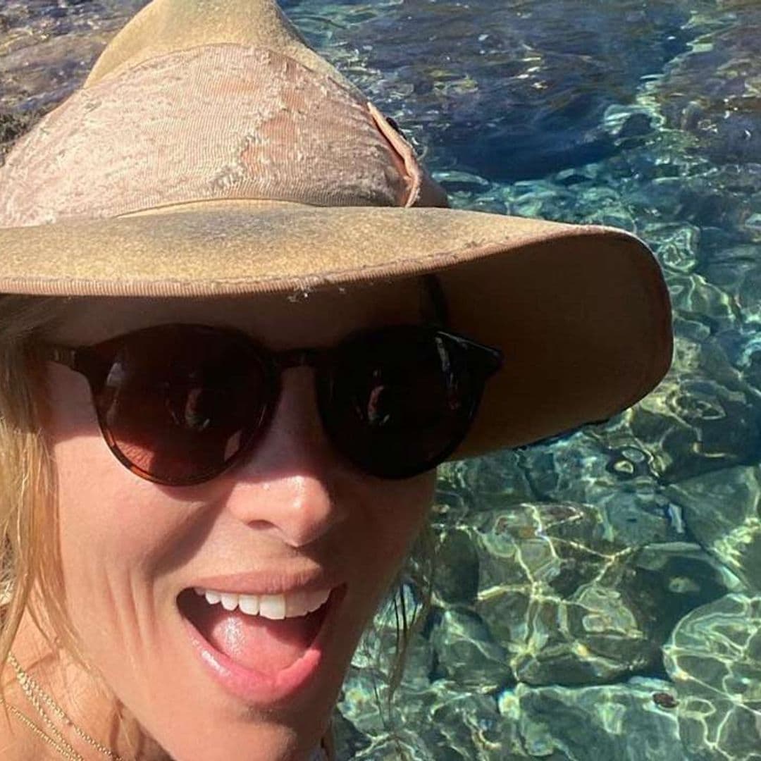 Elsa Pataky hace una divertida foto ¿posada o robada? a su marido
