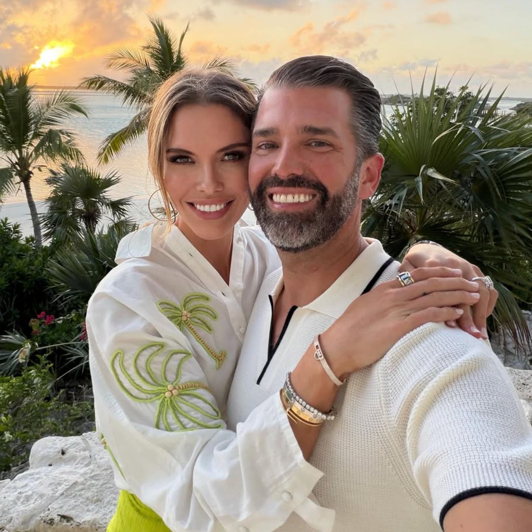Donald Trump Jr. y Bettina Anderson muestran las esperadas imágenes de su íntima boda en Las Bahamas