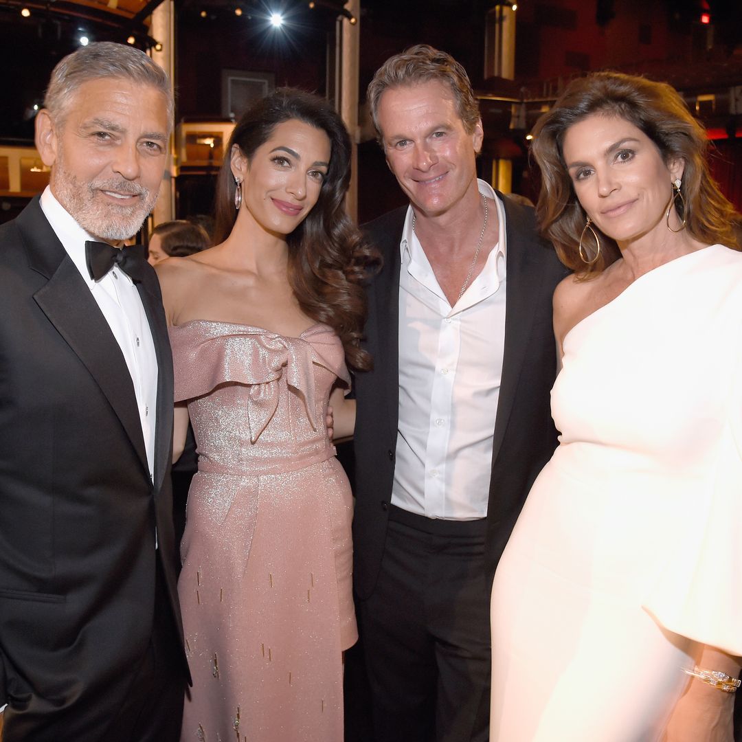 George y Amal Clooney acompañan a Cindy Crawford y Rande Gerber tras la pérdida de su hijo Presley