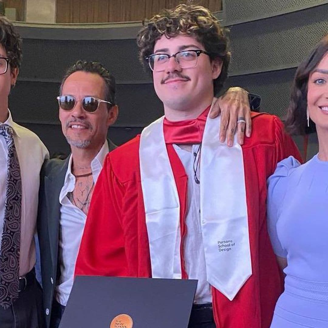 Con orgullo, Marc Anthony y Dayanara Torres celebran la graduación universitaria de su hijo mayor