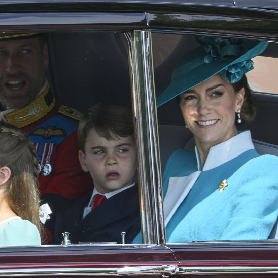 Primeras fotos de Kate Middleton y sus hijos en el 'Trooping the Colour', el gran día de la realeza británica
