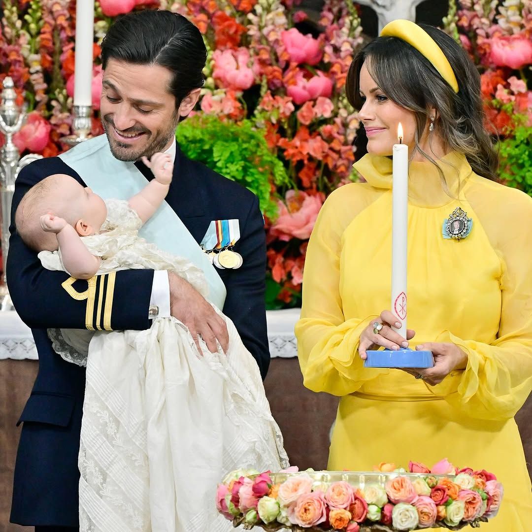 Los mejores momentos del bautizo de la hija de Carlos Felipe y Sofia de Suecia, en 1 minuto