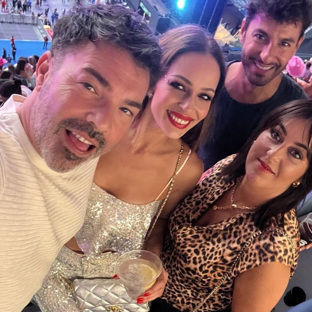 Eva González en el concierto de Karol G en julio de 2024