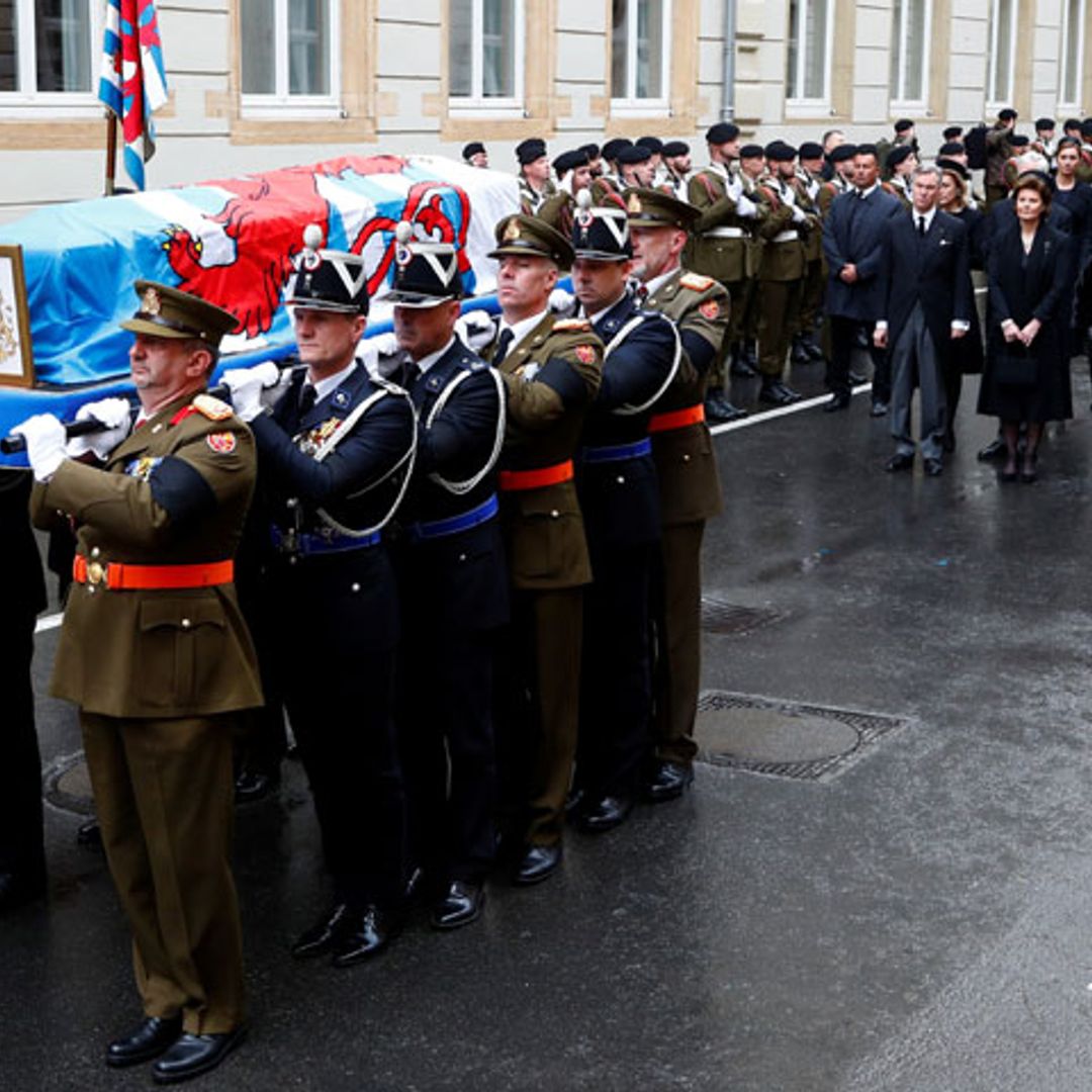 Los reyes Juan Carlos y Sofía asisten al funeral del Gran Duque Juan de Luxemburgo