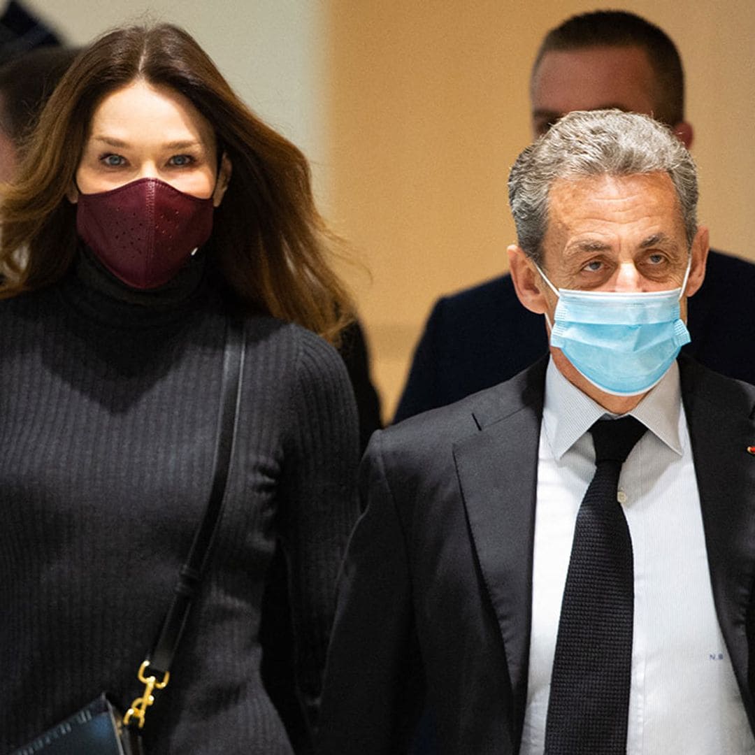 Las palabras de aliento de Carla Bruni a Nicolas Sarkozy tras ser condenado a tres años de cárcel