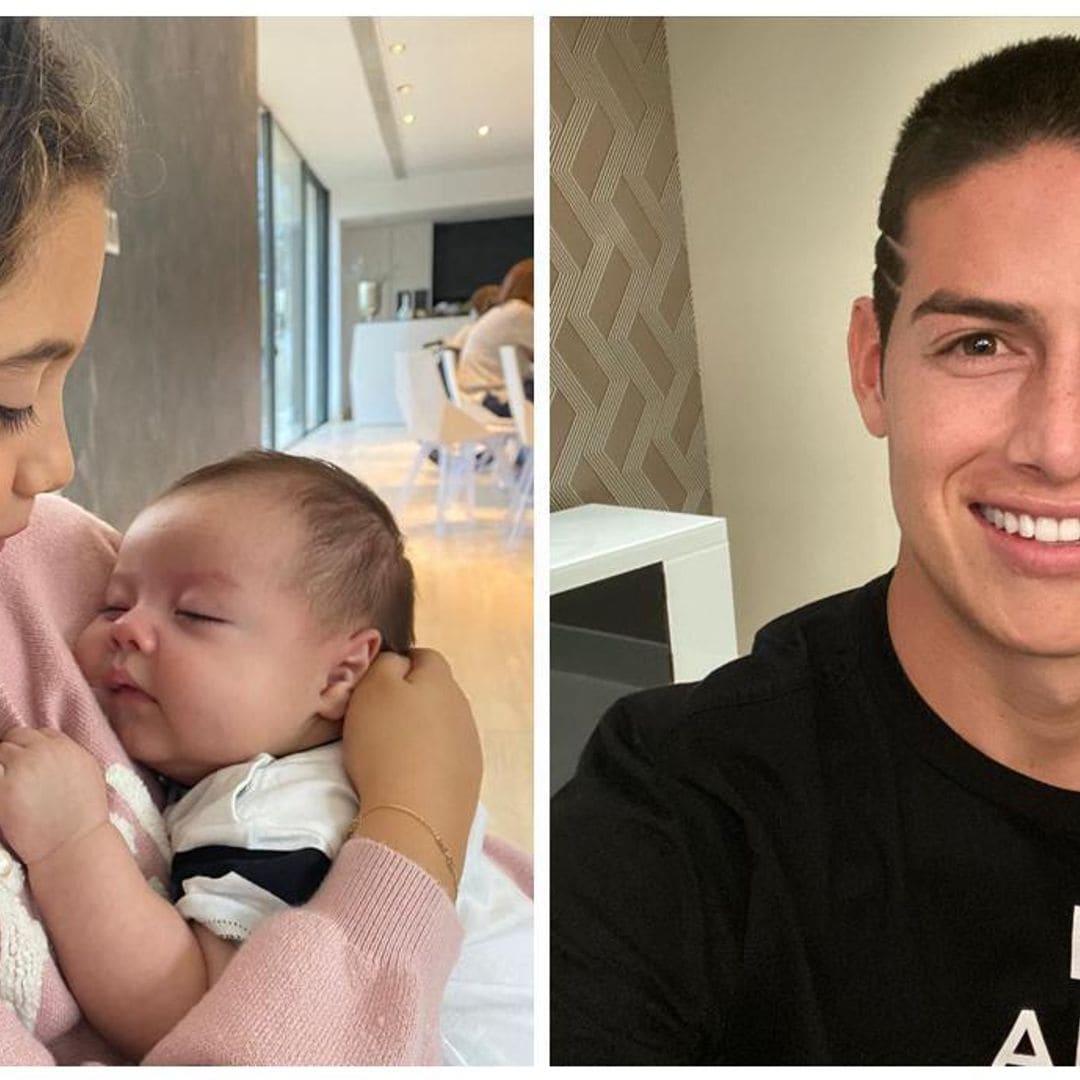 El increíble parecido de Samuel y Salomé, los hijos de James Rodríguez