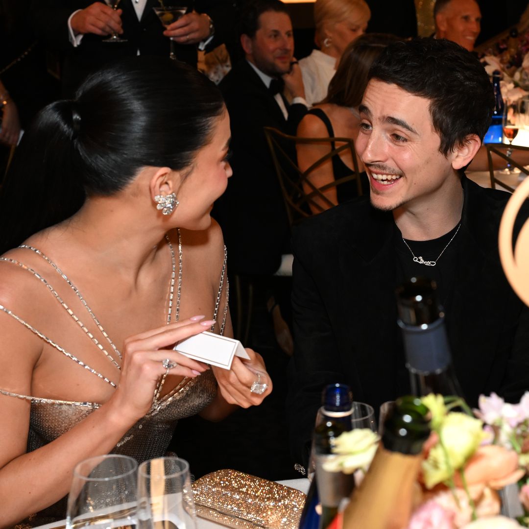Kylie Jenner y la verdad sobre la tarjeta con el apellido de su novio Timothée Chalamet