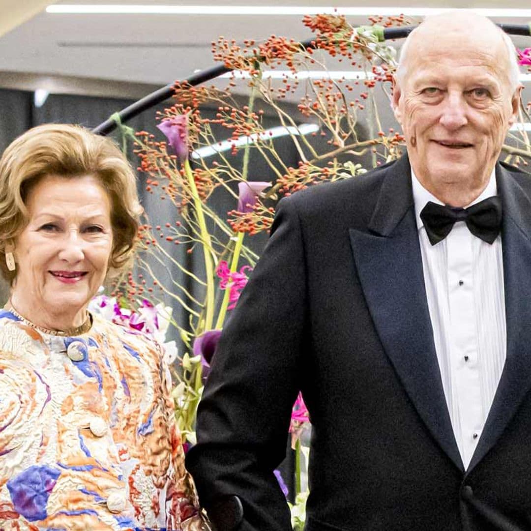El rey Harald celebra su 85 cumpleaños fuera de Noruega con su familia