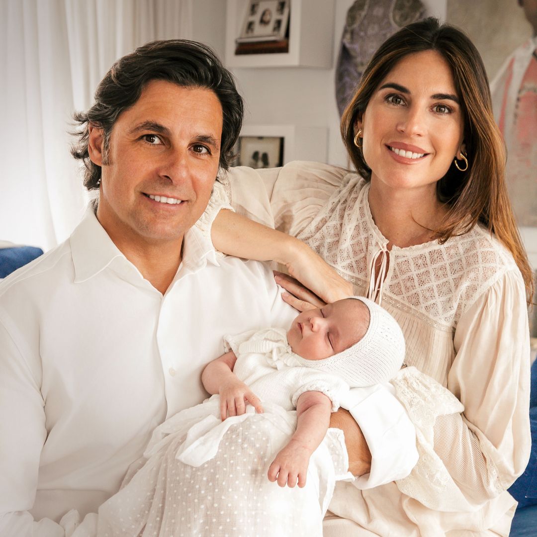 Francisco Rivera y Lourdes Montes junto a su hijo Nicolás