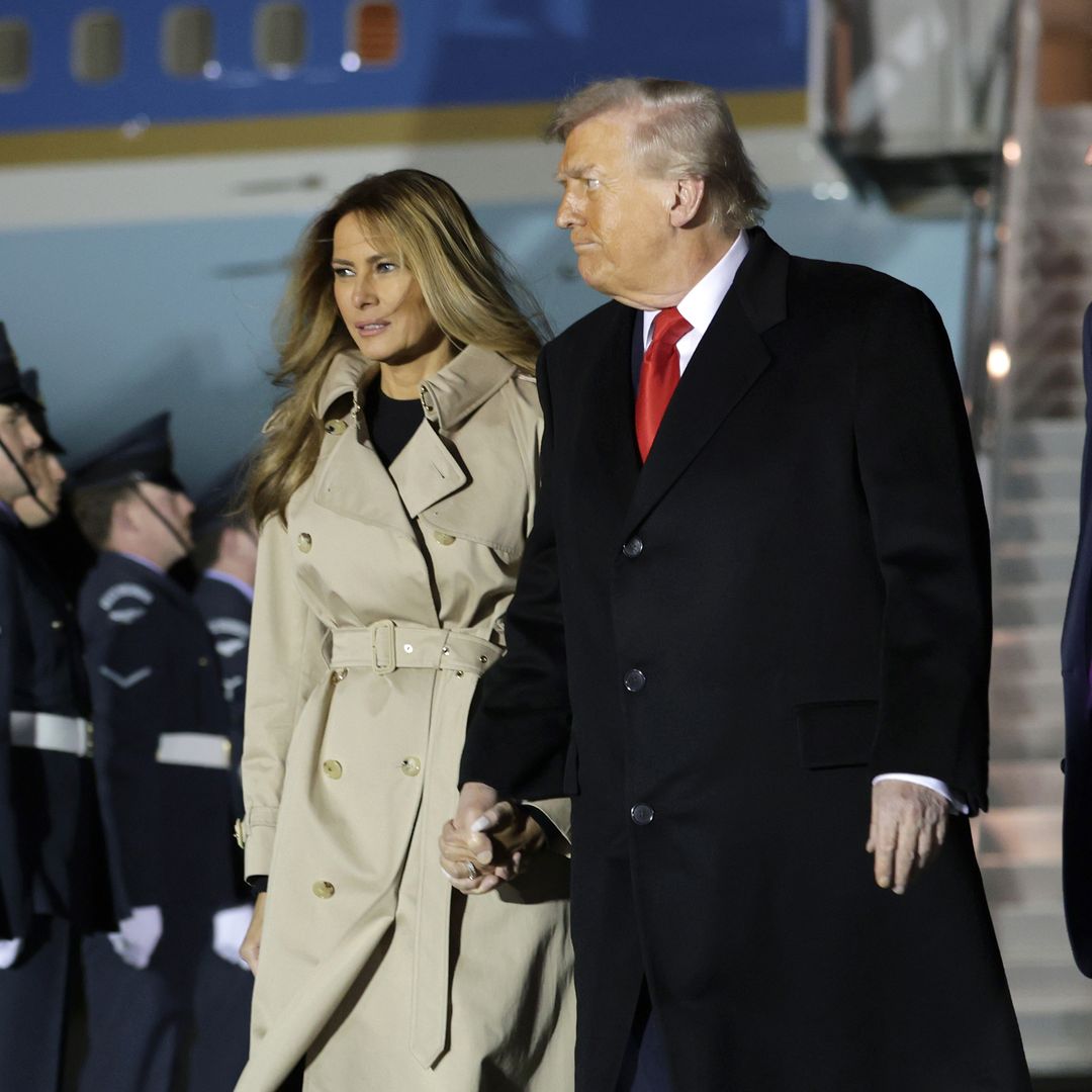 Donald y Melania Trump llegan a Reino Unido para su excepcional viaje de Estado