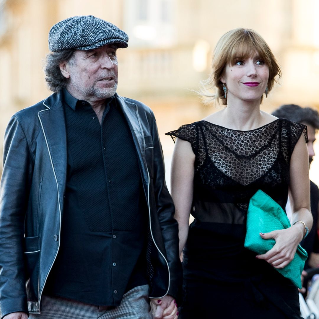 Singer Joaquin Sabina and Carmela Juliana Martinez at the premiere of Tiempo Despues during the 66th San Sebastian Film Festival in San Sebastian, Spain, on  25 September, 2018.