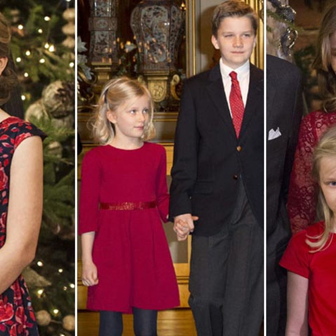 El espíritu de las Navidades pasadas visita a la Familia Real de los belgas