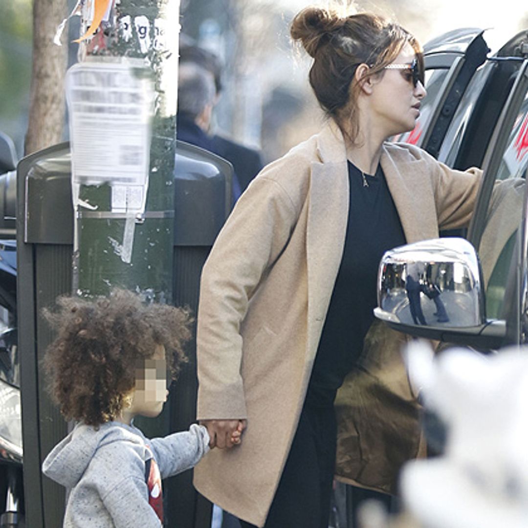 Mónica Cruz, inseparable de su pequeña Antonella