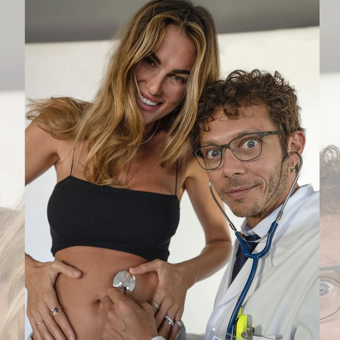 Tras su retirada, Valentino Rossi anuncia con estas divertidas fotografías que será padre por primera vez