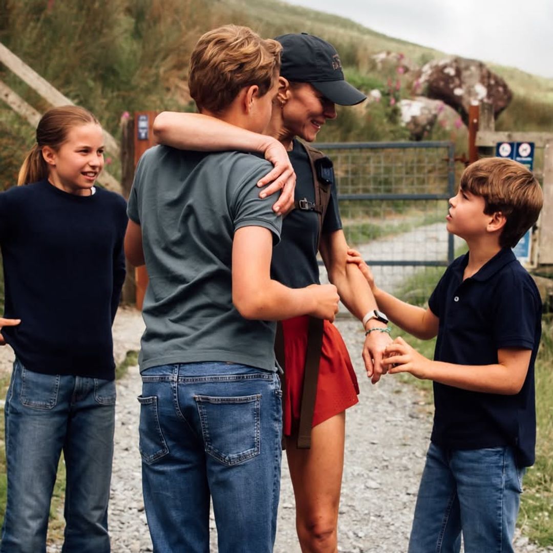 Así fue el emotivo encuentro de la princesa Kate con William y sus hijos tras su inspiradora hazaña en las alturas
