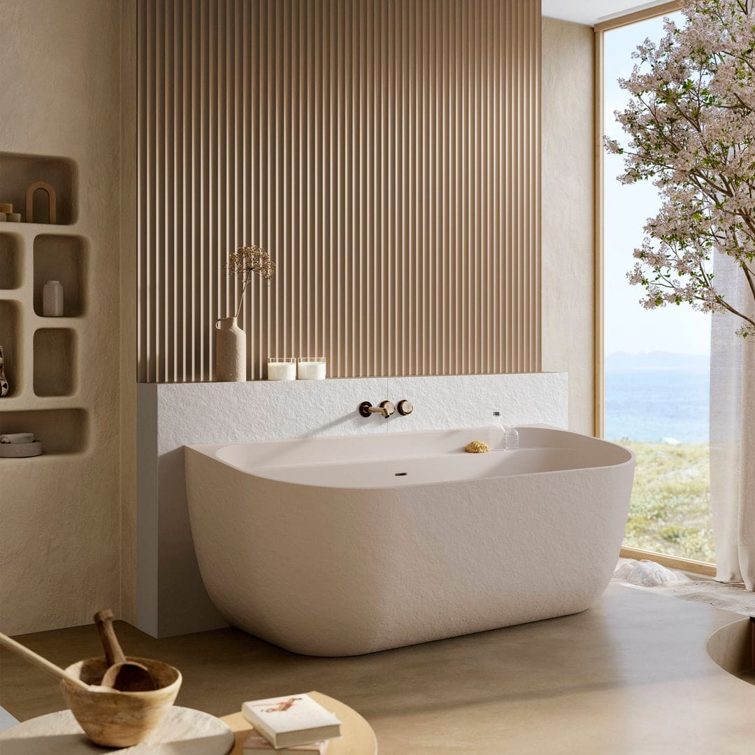 ¡Fíjate en estas paredes! Las querrás para tu baño