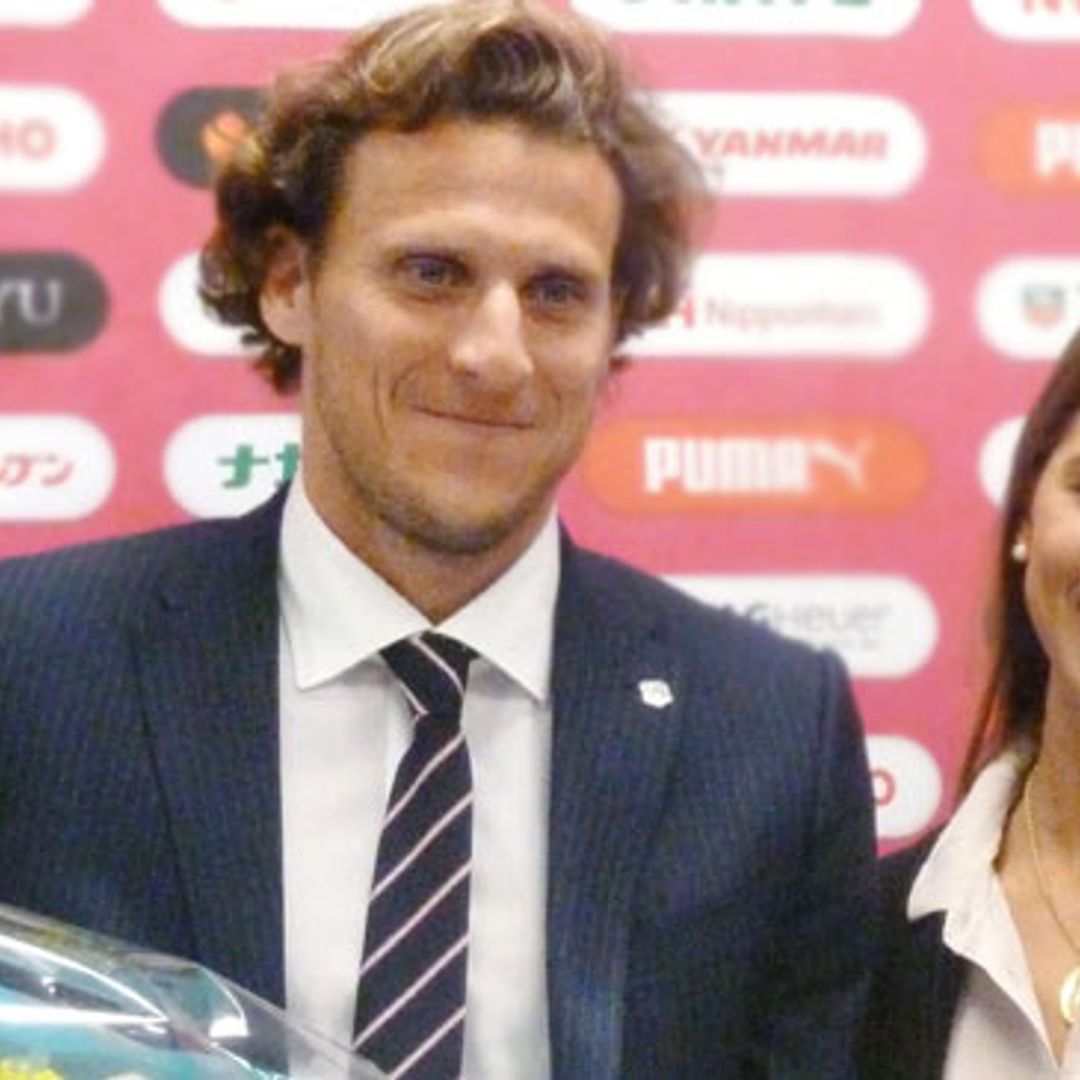 Diego Forlán espera su primer hijo