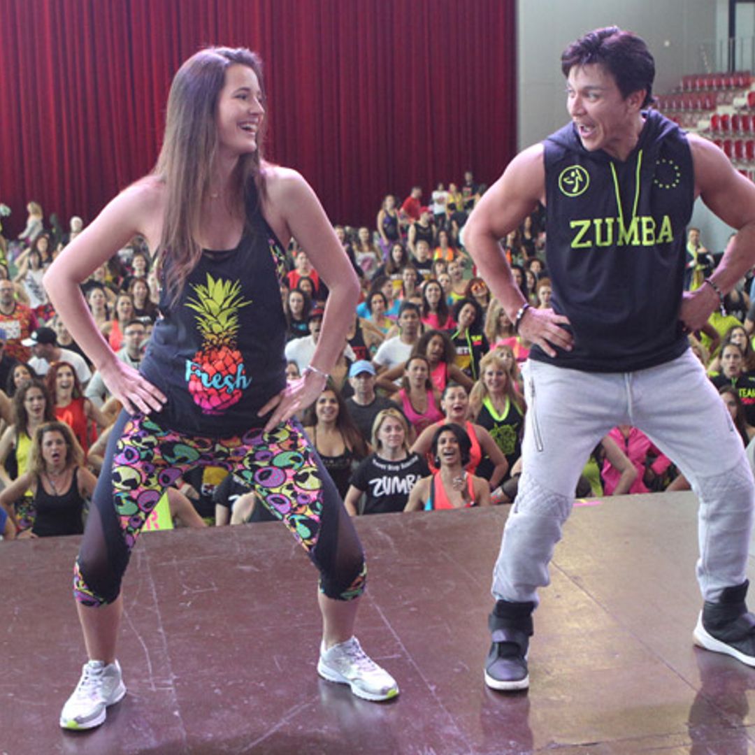 Malena Costa presume de embarazo a ritmo de zumba