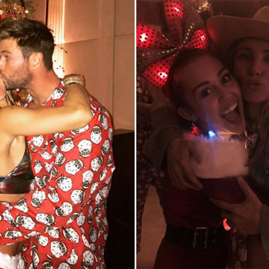 Abrazos, disfraces y mucha complicidad... ¡los Hemsworth-Pataky sí que saben divertirse en las fiestas!