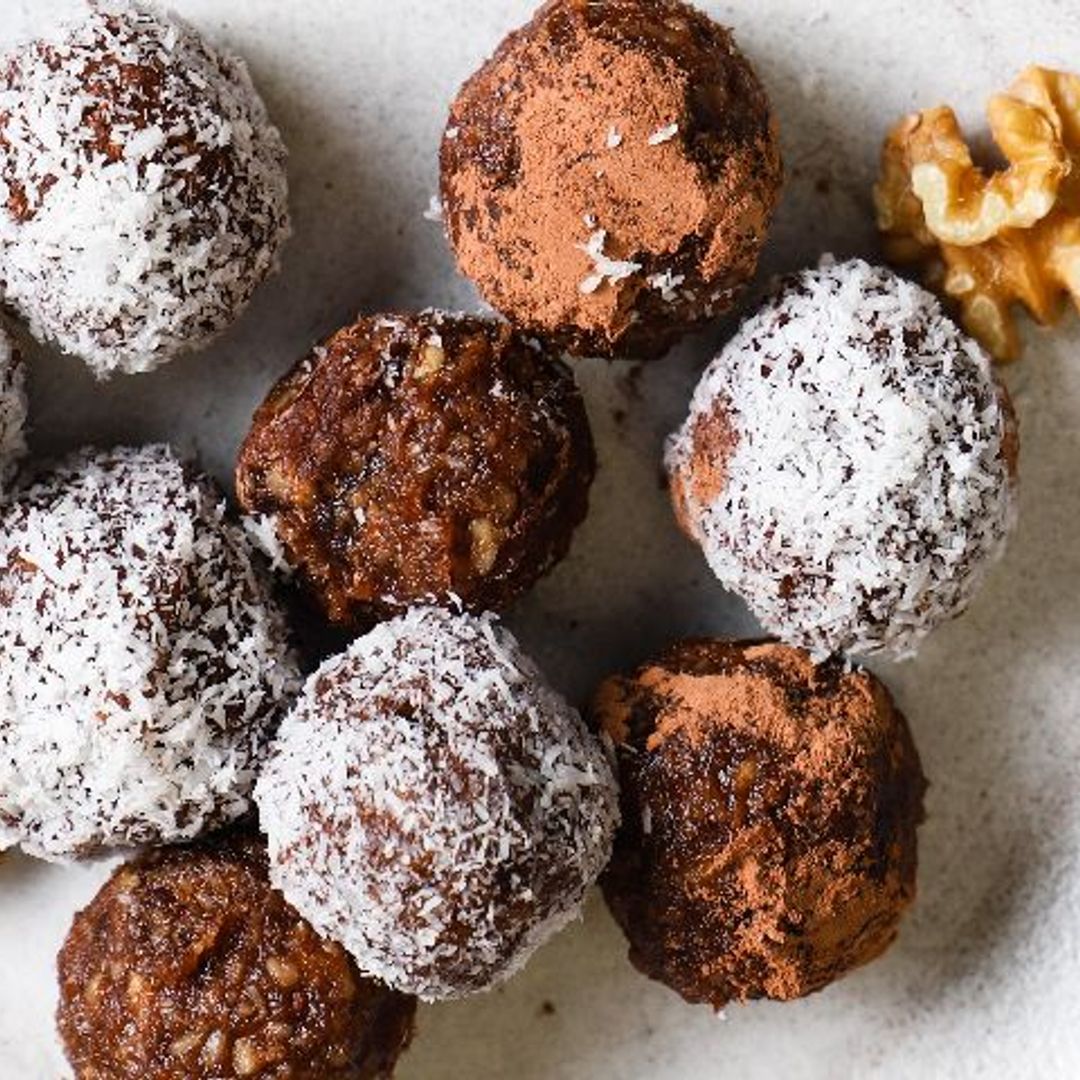 Trufas de chocolate y nueces