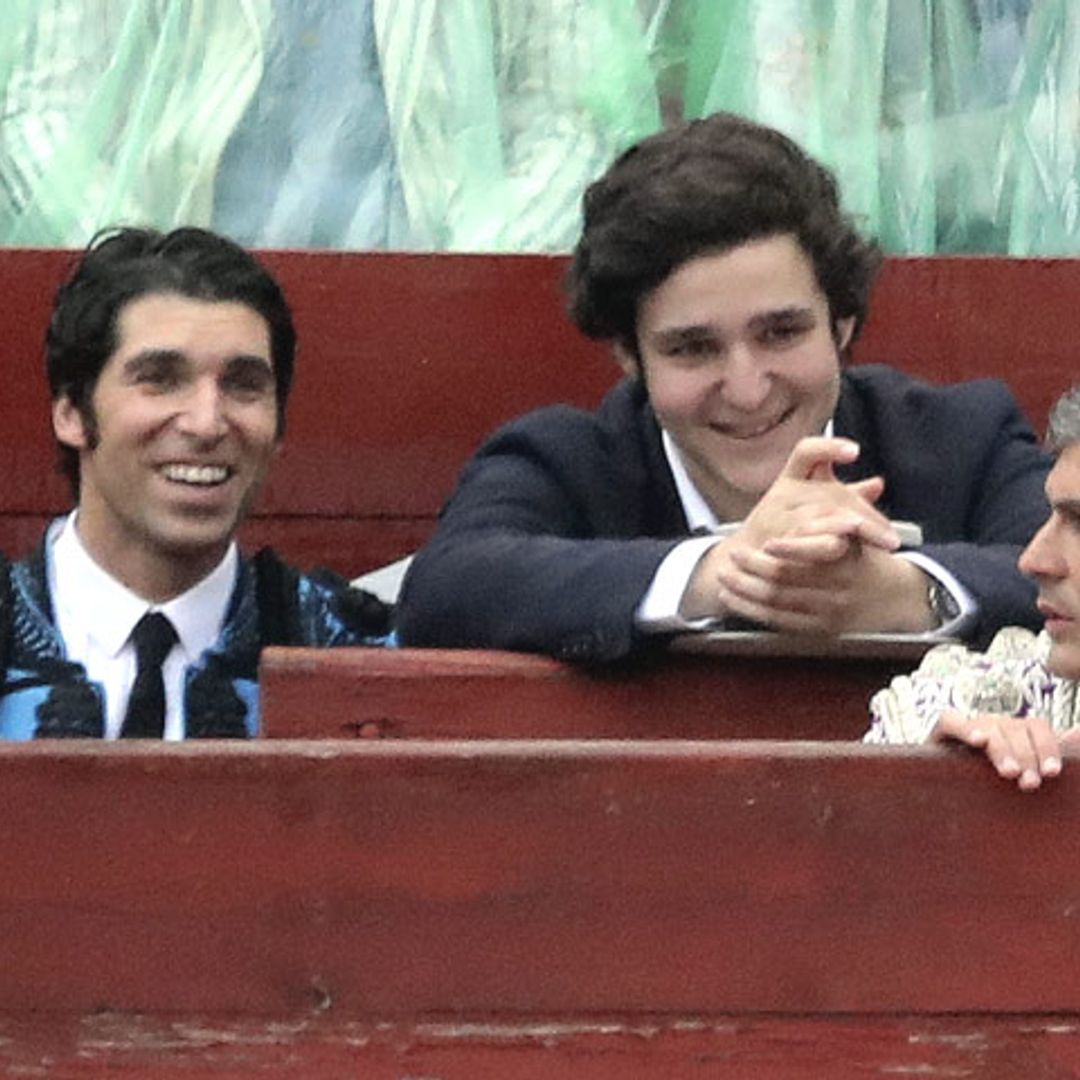 El gesto que muestra la buena sintonía entre Felipe de Marichalar y Cayetano Rivera