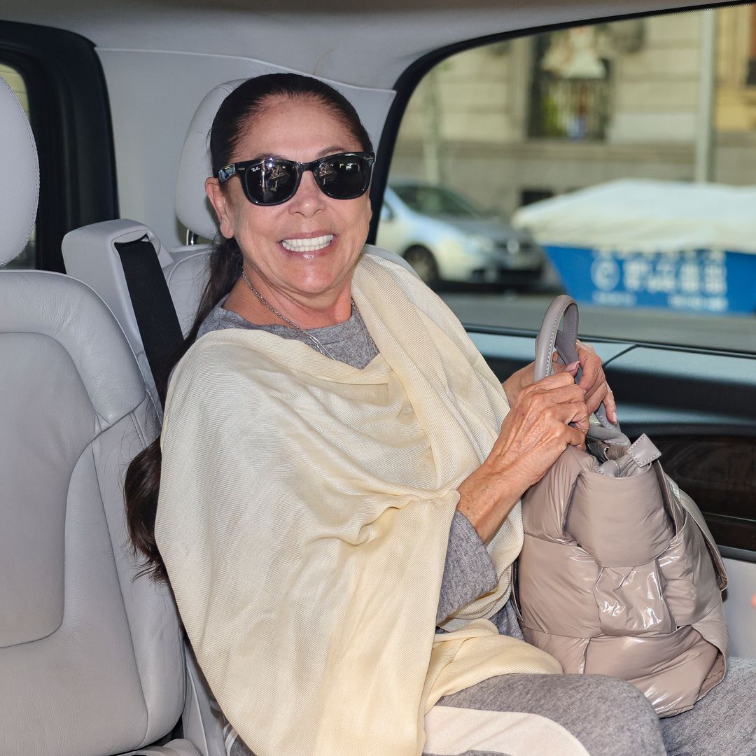 La cantante, muy sonriente en una de sus últimas apariciones en la capital