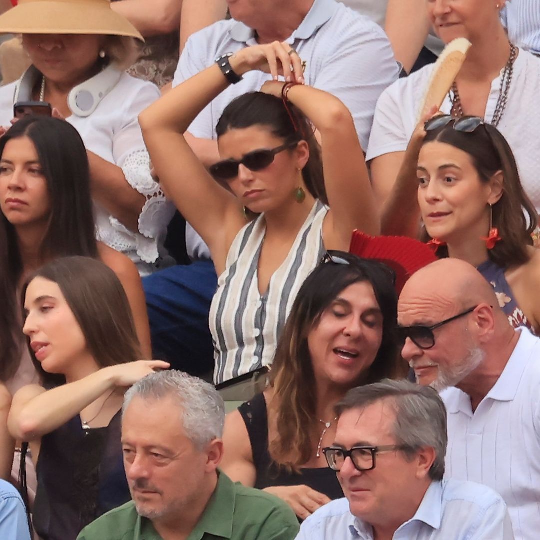 Tana Rivera en la plaza de Las Ventas viendo la tradicional corrida de la beneficencia que cierra la feria de San Isidro, a 14 de junio de 2026, en Madrid