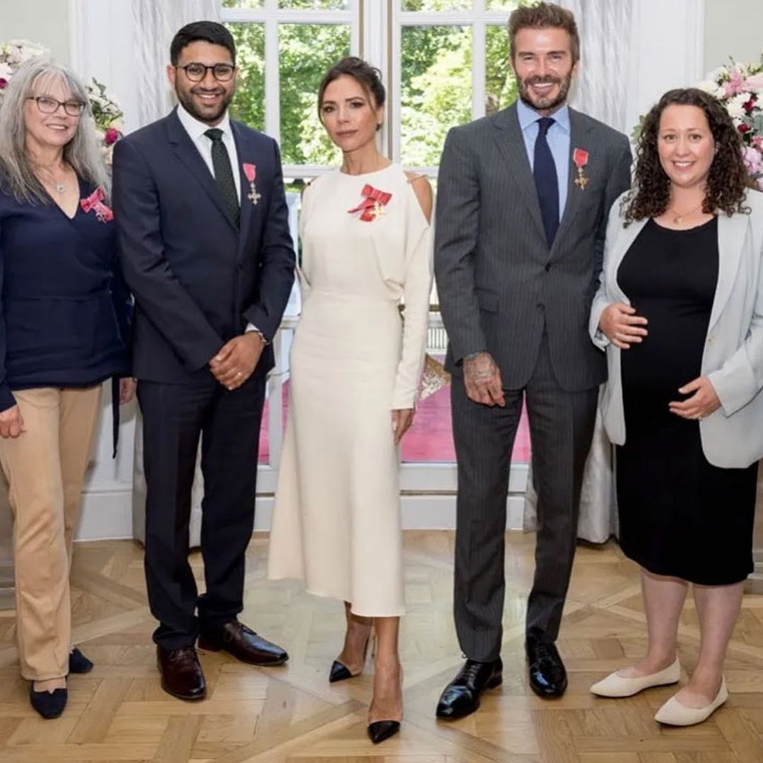 Un vestido de 1.000 euros, consejos de moda y una polémica: los Beckham celebran el Jubileo