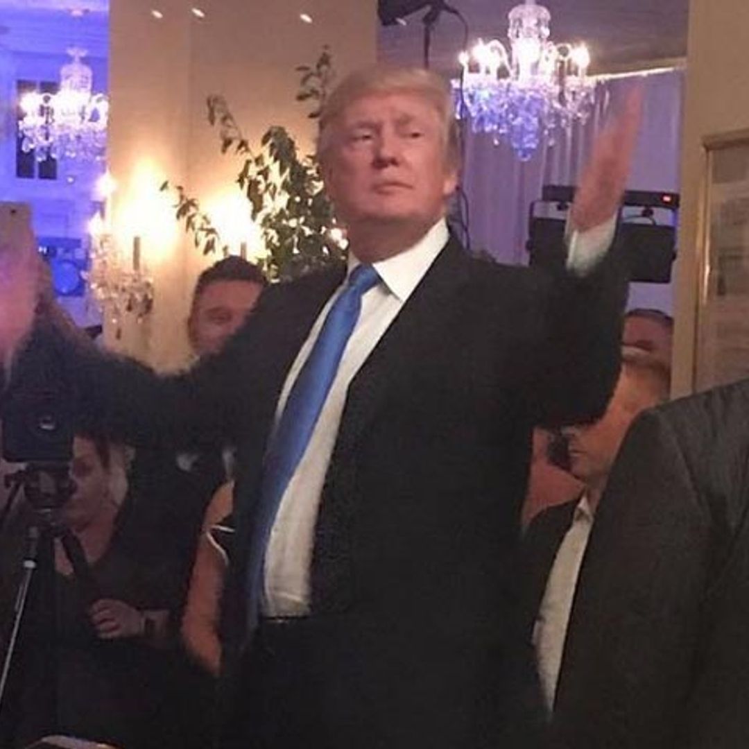 Donald Trump, invitado inesperado en una boda